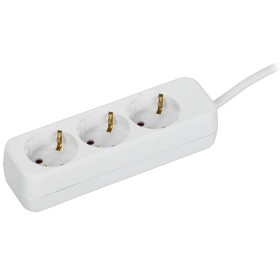 IEK UMA Удлинитель У03 3 места 5м 3х1мм2 10А бел.