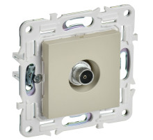 IEK SKANDY Бежевый Розетка TV оконечная SK-A12B