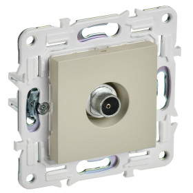 IEK SKANDY Бежевый Розетка TV оконечная SK-A12B