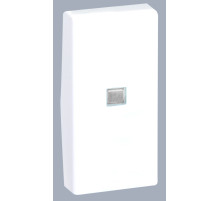 Simon Connect Белая Клавиша узкая с индикатором для выключателя К304, 22,5х45мм