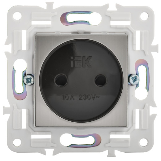 SKANDY Роз. без з/к с з/ш 10А SK-R01N никель IEK