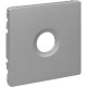Valena LIFE.Лицевая панель для розеток ТВ.Алюминий