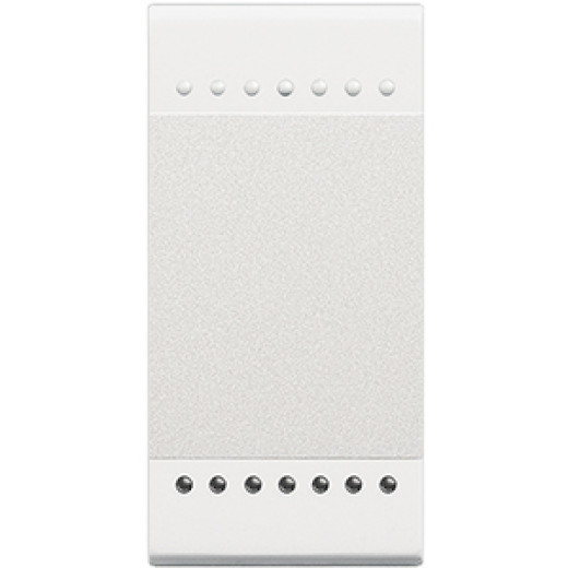 Livinglight Клавиша без символа, размер 1 модуль, цвет белый