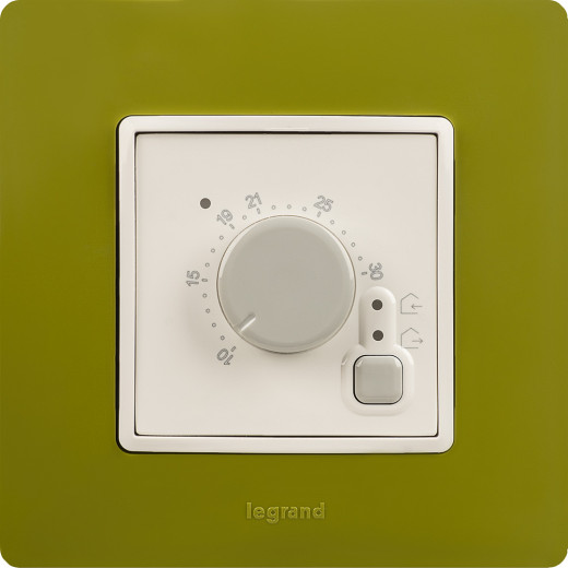 Рамка 1 пост - Legrand Etika - зелёный папоротник