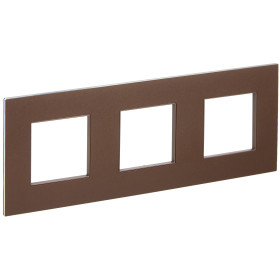 IEK SKANDY Металл Шоколад Рамка 3-ая SK-F33Br