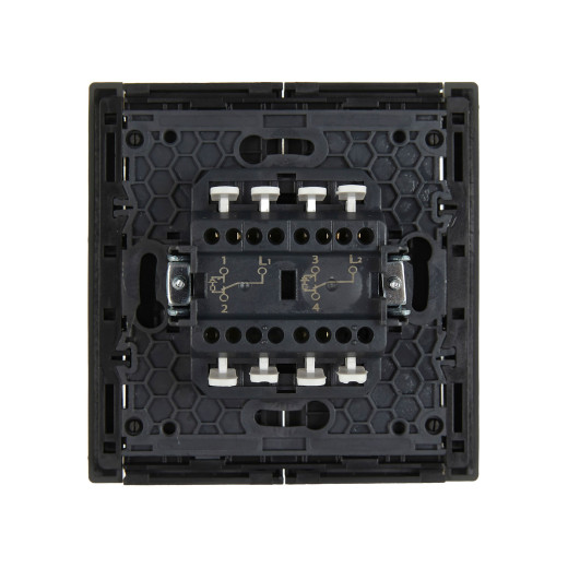 FORTE&PIANO Выключ. 2-кл. прох. с инд. 10А FP308 сер. IEK