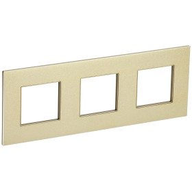 IEK SKANDY Металл Шампань Рамка 3-ая SK-F33Sh