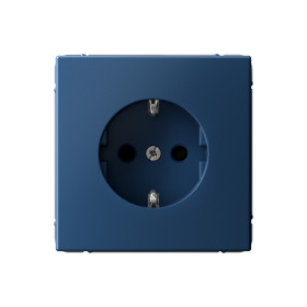 Systeme Electric ArtGallery Аквамарин Розетка с заземлением со шторками, 16А, механизм, быстрозажим. клем.