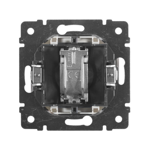 Розетка TV (телевизионная) - Legrand Valena - проходная - алюминий