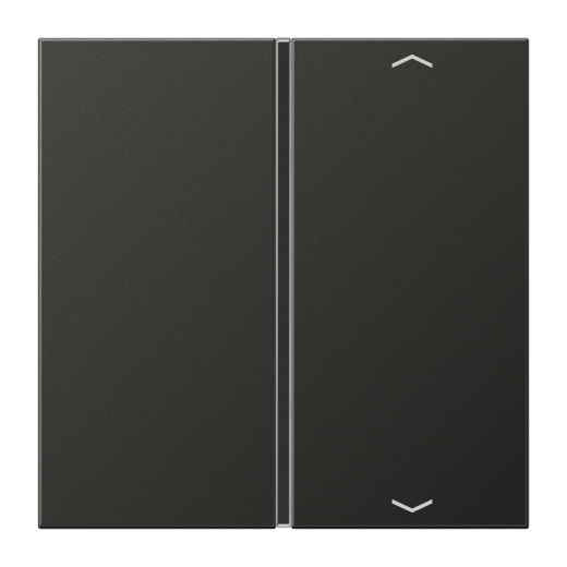 клавиша для выключателя в сборе, антрацит, с символами вверх\вниз