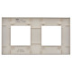 SKANDY Рамка 2-мест. SK-F02S сереб. IEK