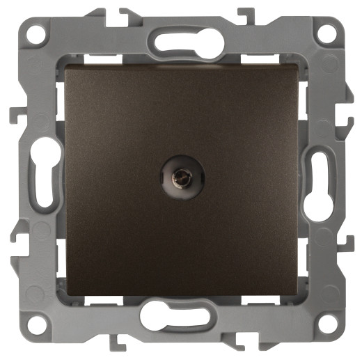 12-3101-13 ЭРА Розетка TV одиночная, IP20, Эра12, бронза (10/100/3200)