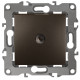 12-3101-13 ЭРА Розетка TV одиночная, IP20, Эра12, бронза (10/100/3200)