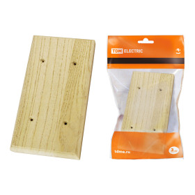 TDM Накладка на бревно деревянная универсальная НБУ 1Пх2 95х195 мм, сосна