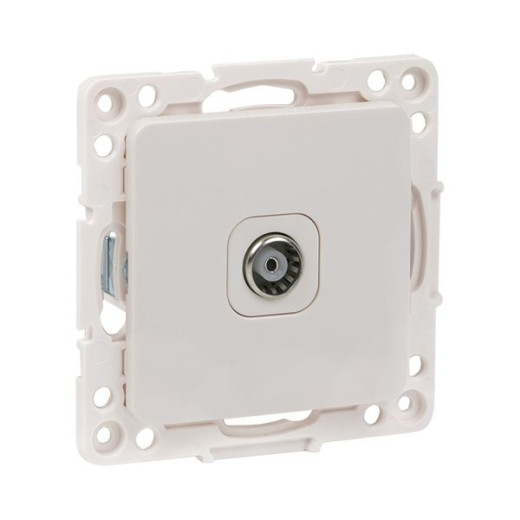 Стокгольм Механизм Розетки TV 1-местной оконечной 75Ом 5-862МГц винтовые клеммы белый EKF PROxima