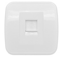 EKF Basic Минск Белый Розетка RJ-11, ОП.