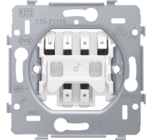 Niko Механизм выключателя 1-клавишный пруж. клем.