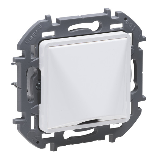 Вывод кабеля IP21 - Legrand/Daccord Inspiria - с зажимом для кабеля - белый