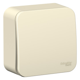 Systeme Electric Blanca наруж Молочный Переключатель 1-клавишный 10А, 250B, изолир. пластина