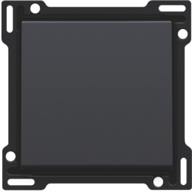 Niko Антрацит Накладка розетки со шт, с кр
