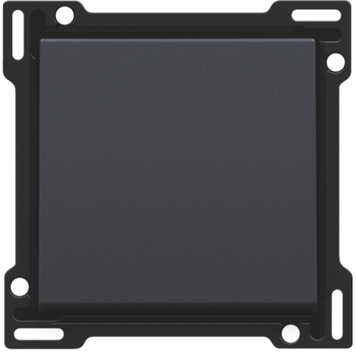Накладка розетки со шт, с кр, антрацит