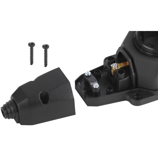 Колодка ЭРА K-2e-B-IP44 каучуковая с заземлением 2 розетки 16A IP44 черная