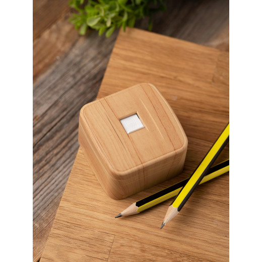 Розетка RJ-45 1-местная ОП Минск, 1А, 120В, светлое дерево EKF