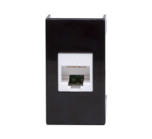 DKC Розетка RJ-45 кат.5E,Viva,1 мод.,черн
