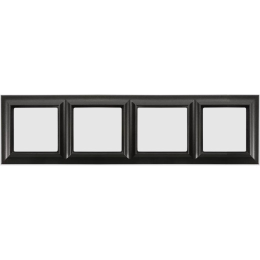 Рамка 4-поста, Eco Profi  Standart, термопласт, антрацит