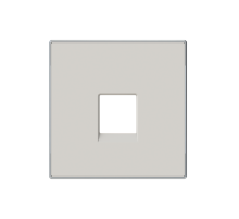 ABB SKY Дюна Накладка для телекоммуникационных розеток типа 8117... и/или 8118...