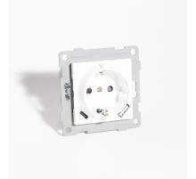 Розетка электрическая 2К+З/2xUSB A/C, 125-250V (белый)