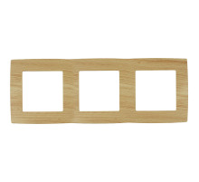 ЭРА 12-5003-11 Рамка на 3 поста, Эра12, сосна (15/150/2400)