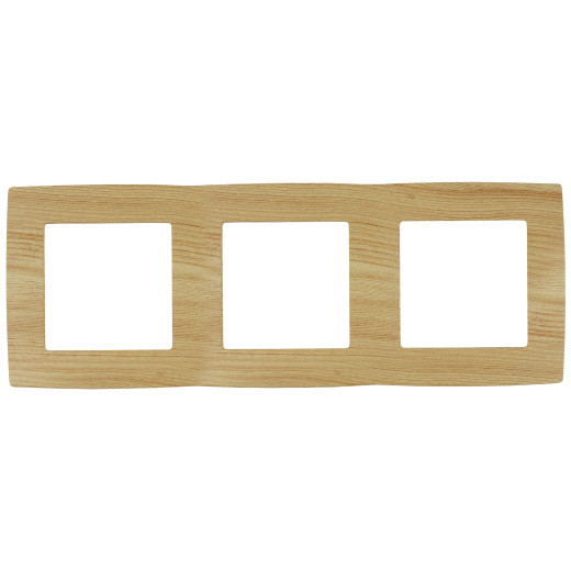 12-5003-11 ЭРА Рамка на 3 поста, Эра12, сосна (15/150/2400)