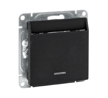 EKF Эпика Механизм выключателя, карточный, с подсветкой, чёрный.