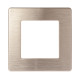 Рамка для розеток и выключателей ЭРА Серия 12 12-5101-04 на 1 пост, Сатин, шампань