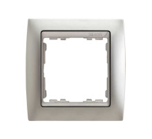 Simon 82 Алюминий/Металлик Рамка 1-ая