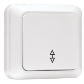 EKF PROxima Рим Выключатель проходной 1-клавишный 10А белый.