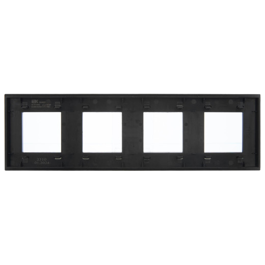 SKANDY Рамка 4-мест. SK-F34Bl металл черн. IEK