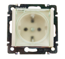 Legrand DIY Valena Крем Розетка 2К+З IP44.