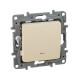 Выключатель одноклавишный с подсветкой/индикацией - Legrand Etika - 10А 250В безвинтовые зажимы - слоновая кость
