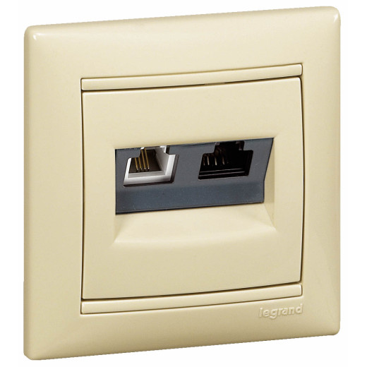 Рамка 1 пост - Legrand Valena - слоновая кость