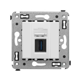 DKC Avanti USB 3.0 розетка одинарная в стену, тип А-А, 