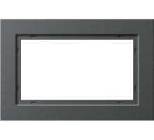 Gira E2 Антрацит Рамка установочная 1,5 местн.