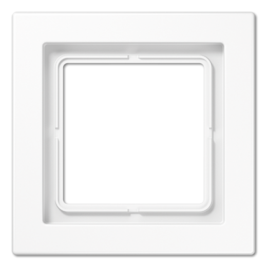 Рамка 1-кратная, белая, ударопрочная