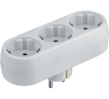 Navigator Разветвитель 94 672 NAD-L-3E-WH 3 гн. (в ряд) с/з