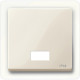 MERTEN КЛАВИША с окошком д/свет.индикации и полем д/надп. IP 44, БЕЖЕВЫЙ, SM