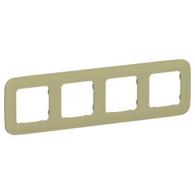 FLITE Рамка 4-мест. РУ-4-А-ФлО ол. IEK