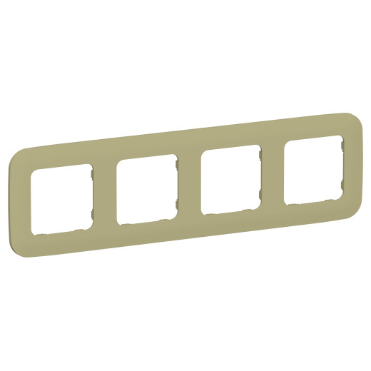 FLITE Рамка 4-мест. РУ-4-А-ФлО ол. IEK