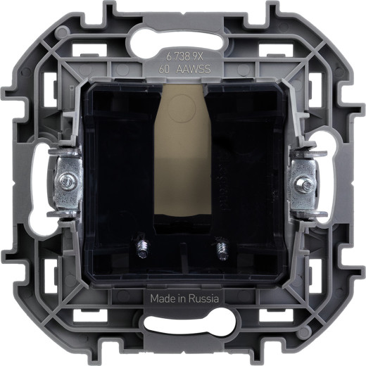 Вывод кабеля IP21 - Legrand/Daccord Inspiria - с зажимом для кабеля - слоновая кость