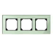 Schneider Electric Merten SM M-Elegance Стекло Зеленое кальцит Рамка 3-ая